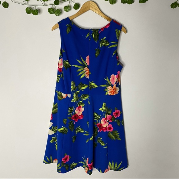 Jessica Howard Women's Floral Fit to Flare Dress - Picture 6 of 7